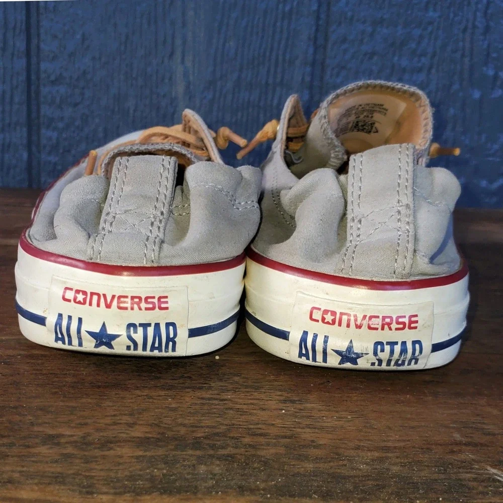 Converse Chuck Taylor All Star Shoreline Grey Slip On Sneakers Womens 9 551620C